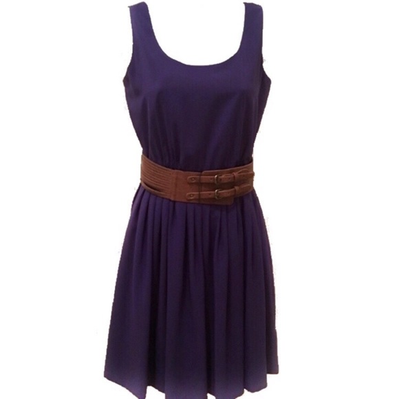Calvin Klein Dresses & Skirts - Calvin Klein Fit and Flare Belted Dress 2 Petite
